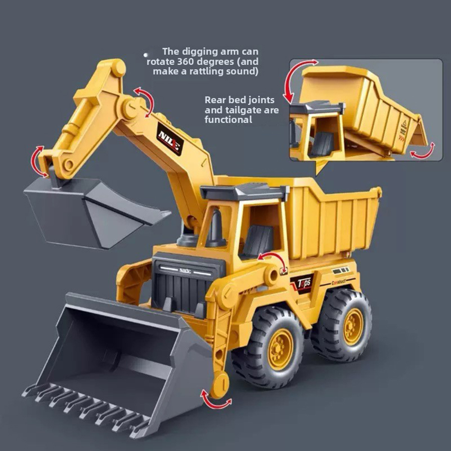 Kids Educational Device - 1pcs Excavator Truck Model Toy Engineering