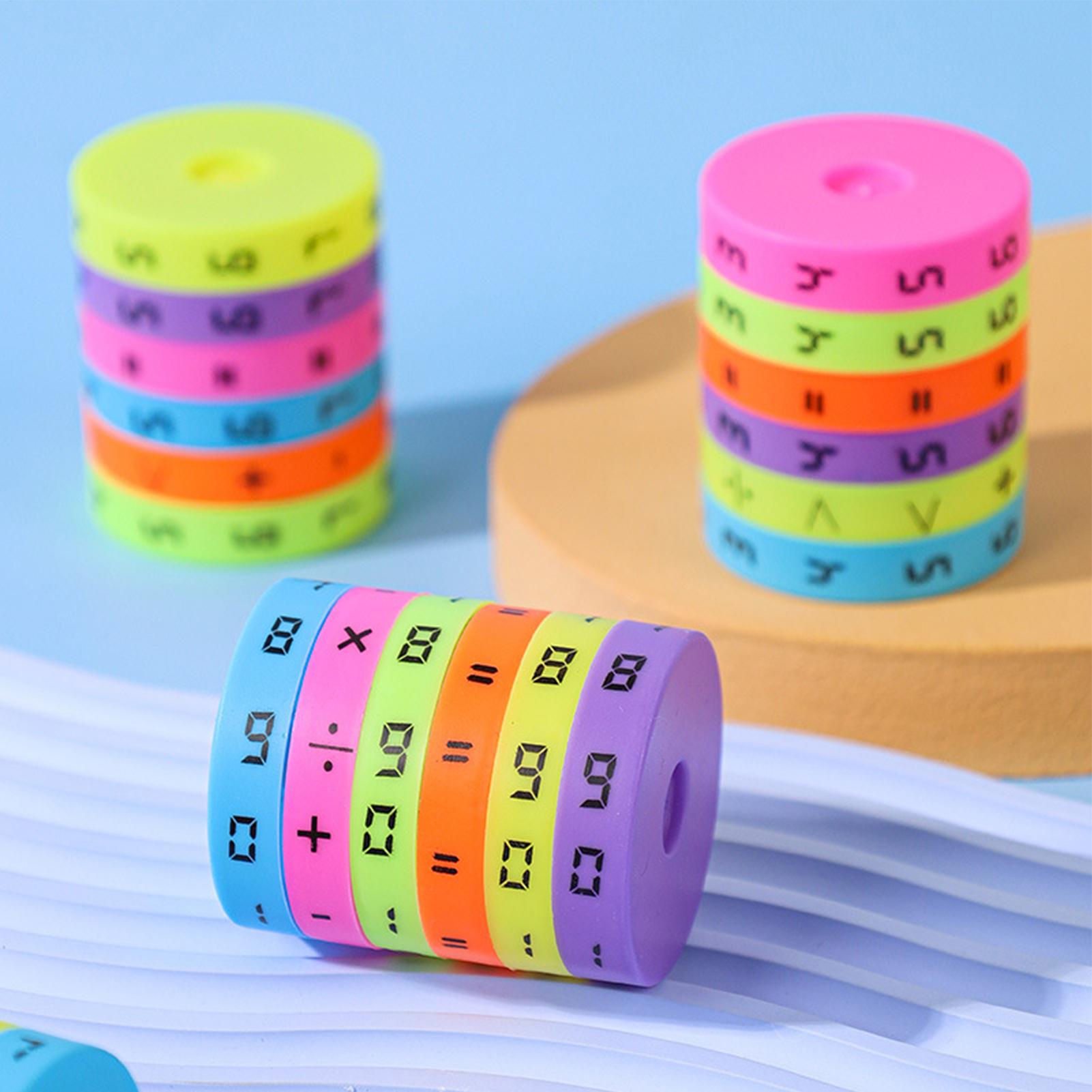 Kids Education Number - Montessori Magic Cylinder Mathematics Numbers Cube