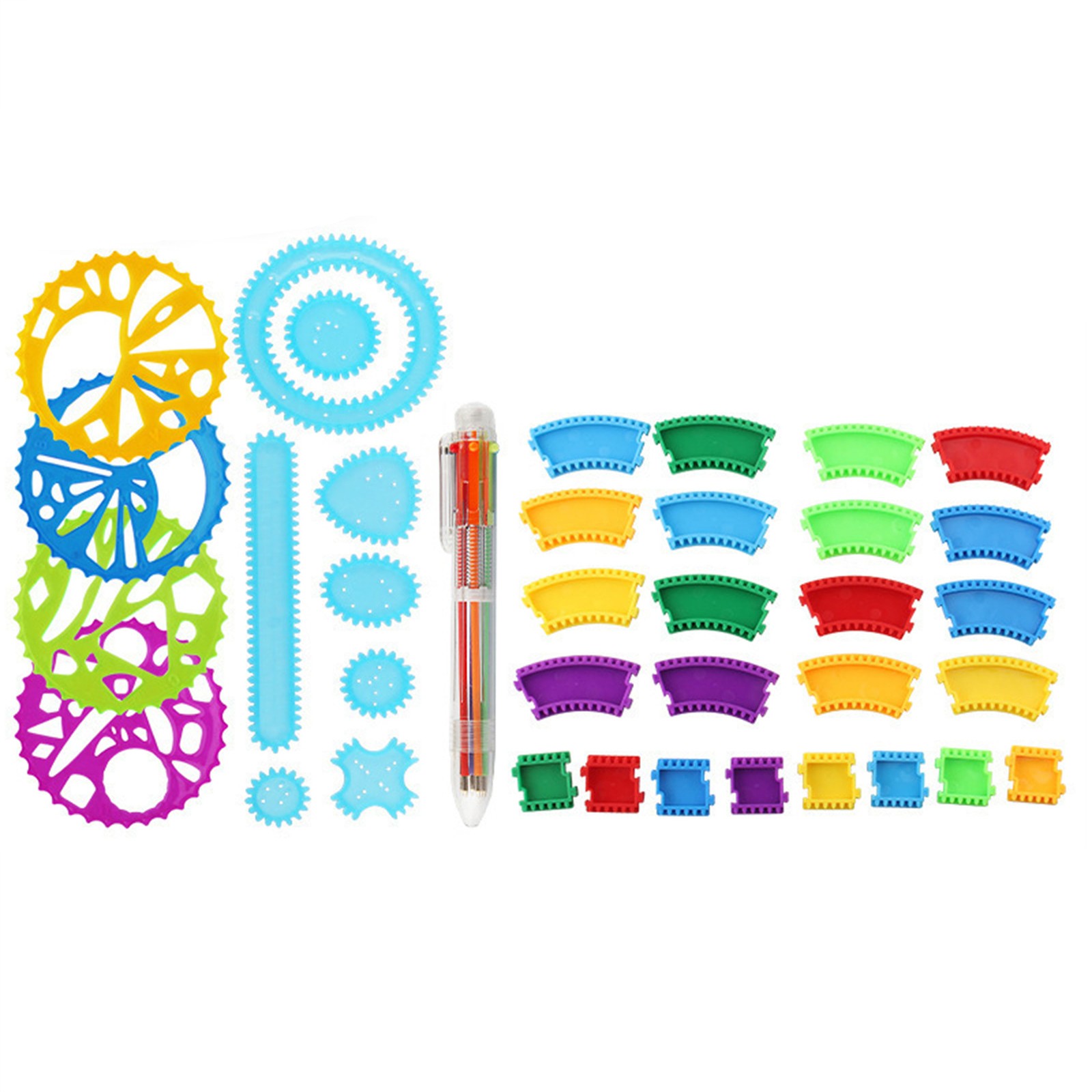 Colorful Spirograph Set Kids M - Kids Education Gift recension och pris
