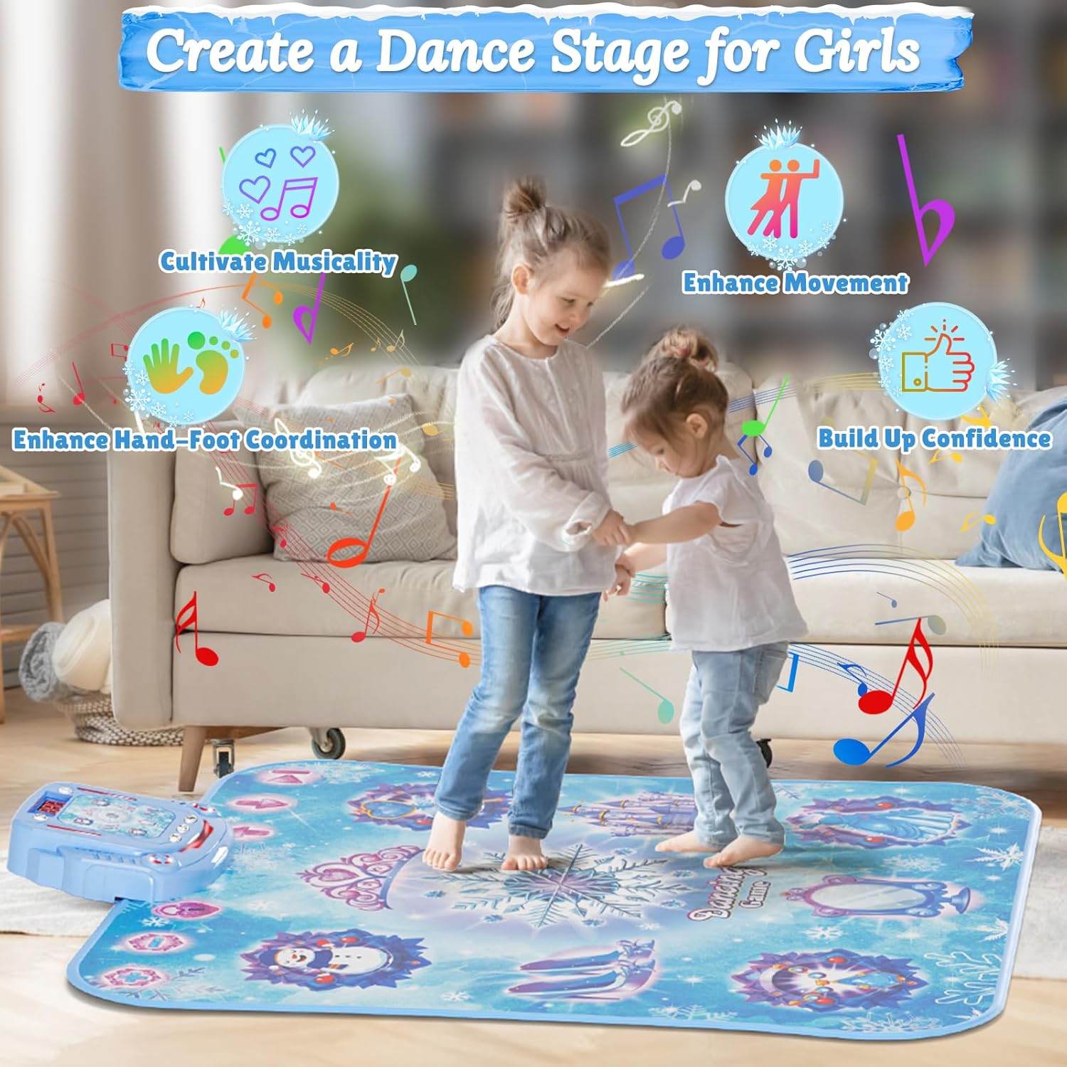 1Pc 8-key Wireless Bluetooth D - Kids Educational Mat recension och pris
