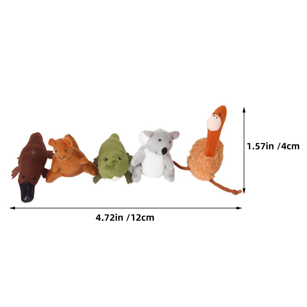 5Pcs Australia Animal Finger P - Kangaroo Kids Education recension och pris