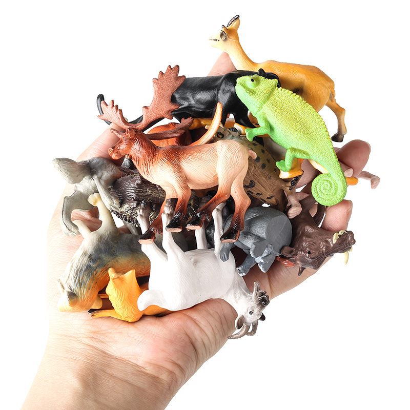 Oenux 16PCS Wild Animals Fores - Kangaroo Kids Education recension och pris