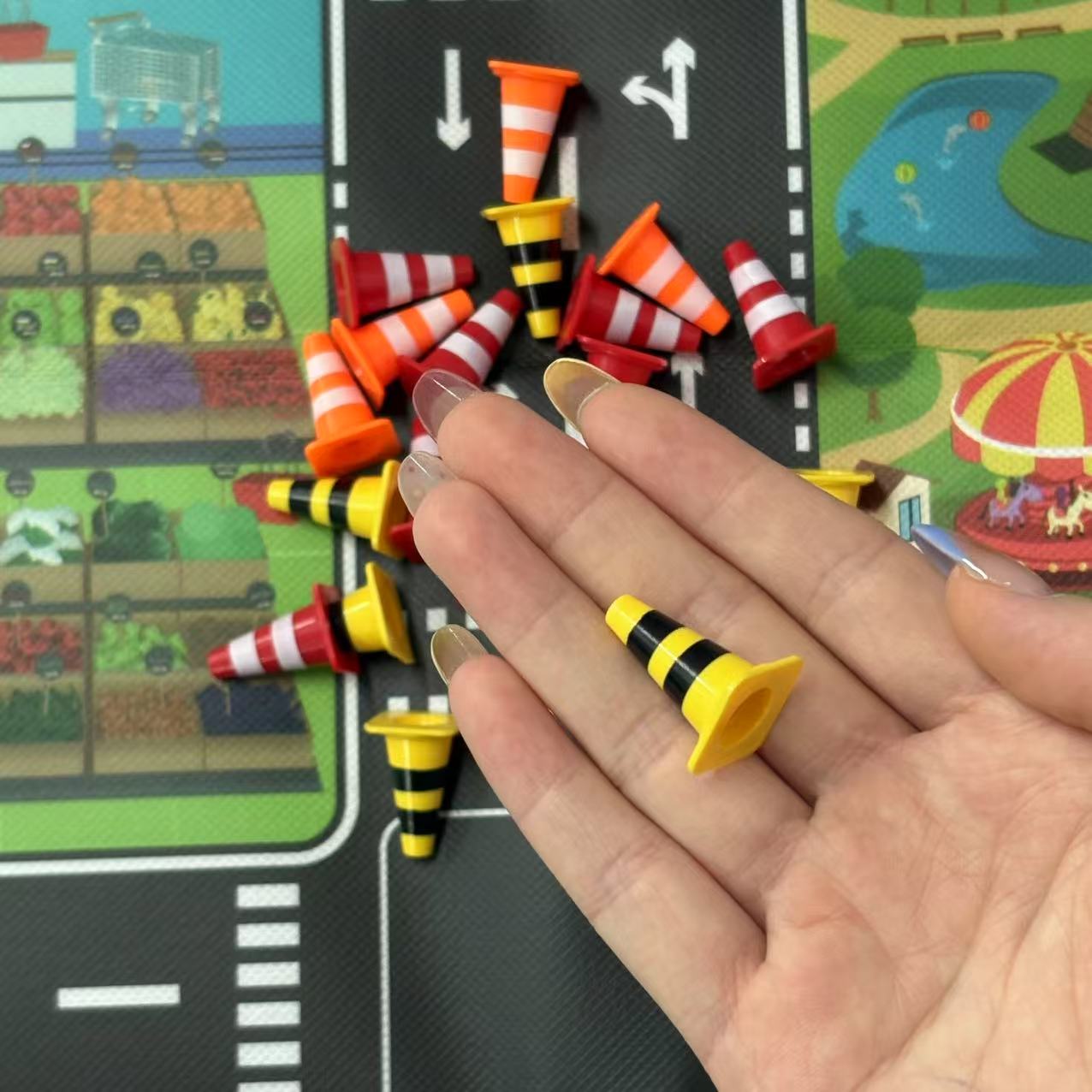 Mini Traffic Road Signs & Road - Kids Educational Device recension och pris