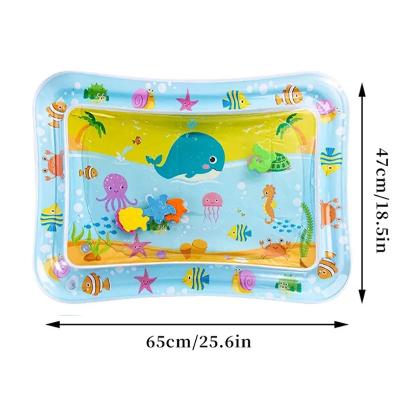 Baby Water Play Mat Inflatable - Kids Educational Mat recension och pris