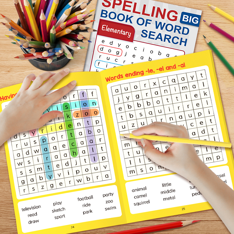 Elementary Big Word Search Spe - Kids Education Help recension och pris