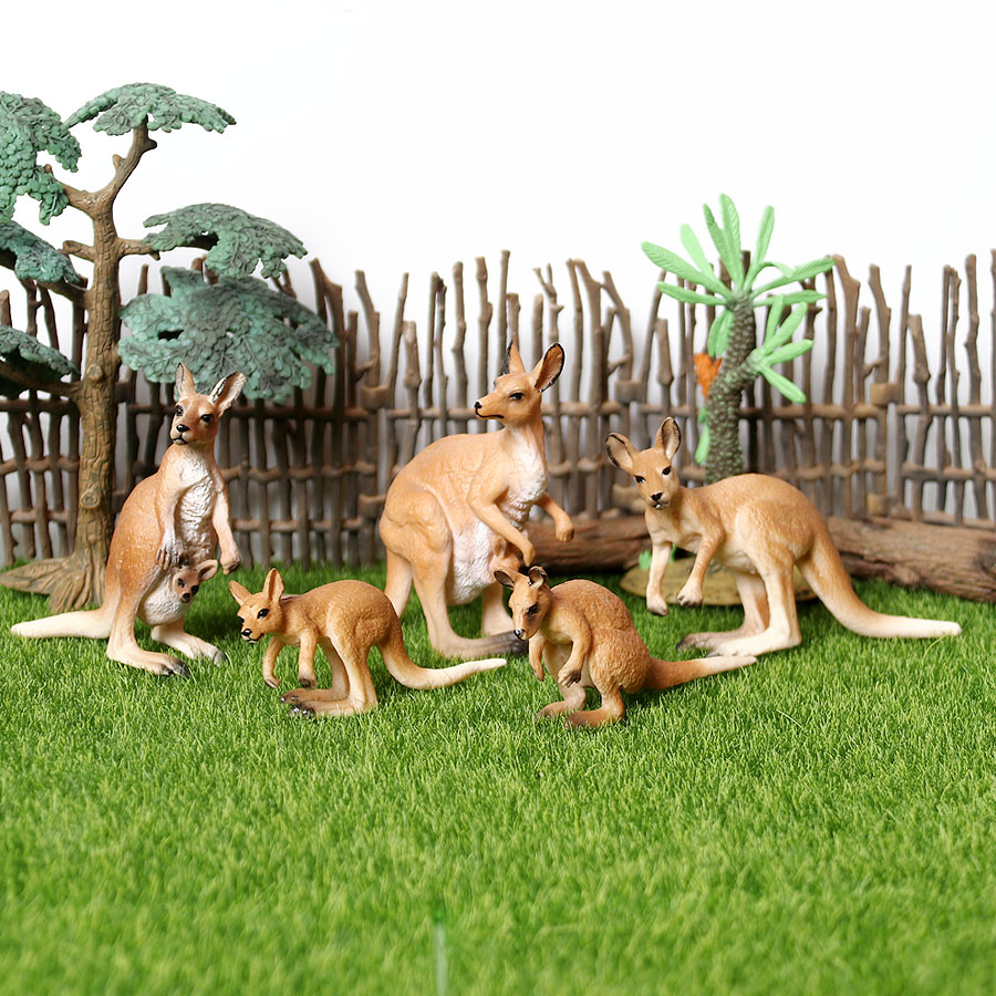 Realistic Kangaroo Playset wit - Kangaroo Kids Education recension och pris