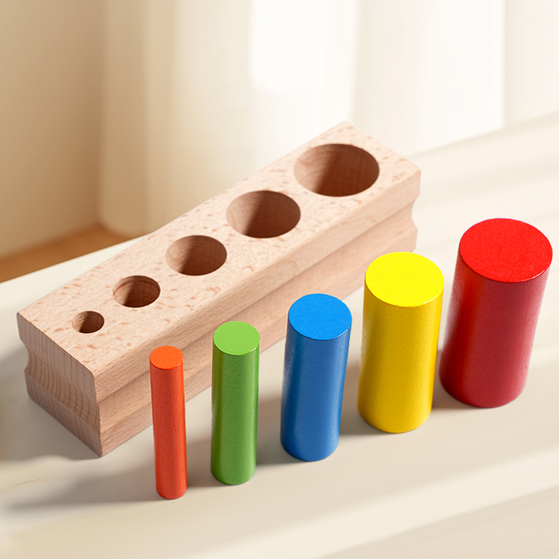 Montessori Wooden Colorful Kno - Kids Education Help recension och pris
