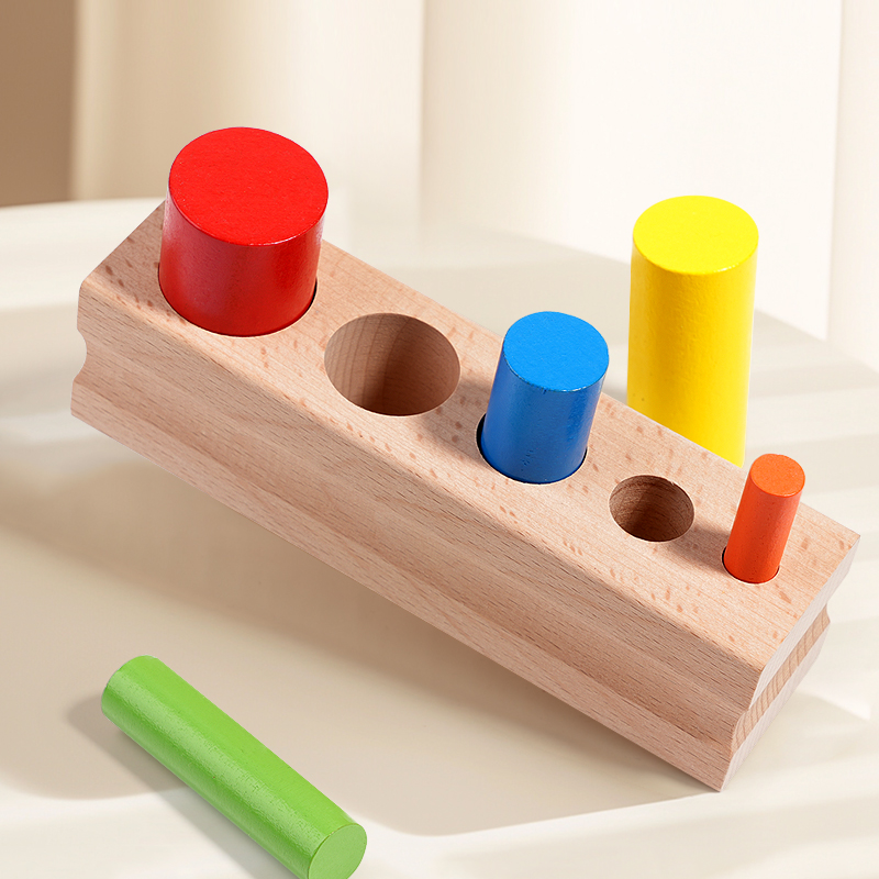 Montessori Wooden Colorful Kno - Kids Education Help recension och pris