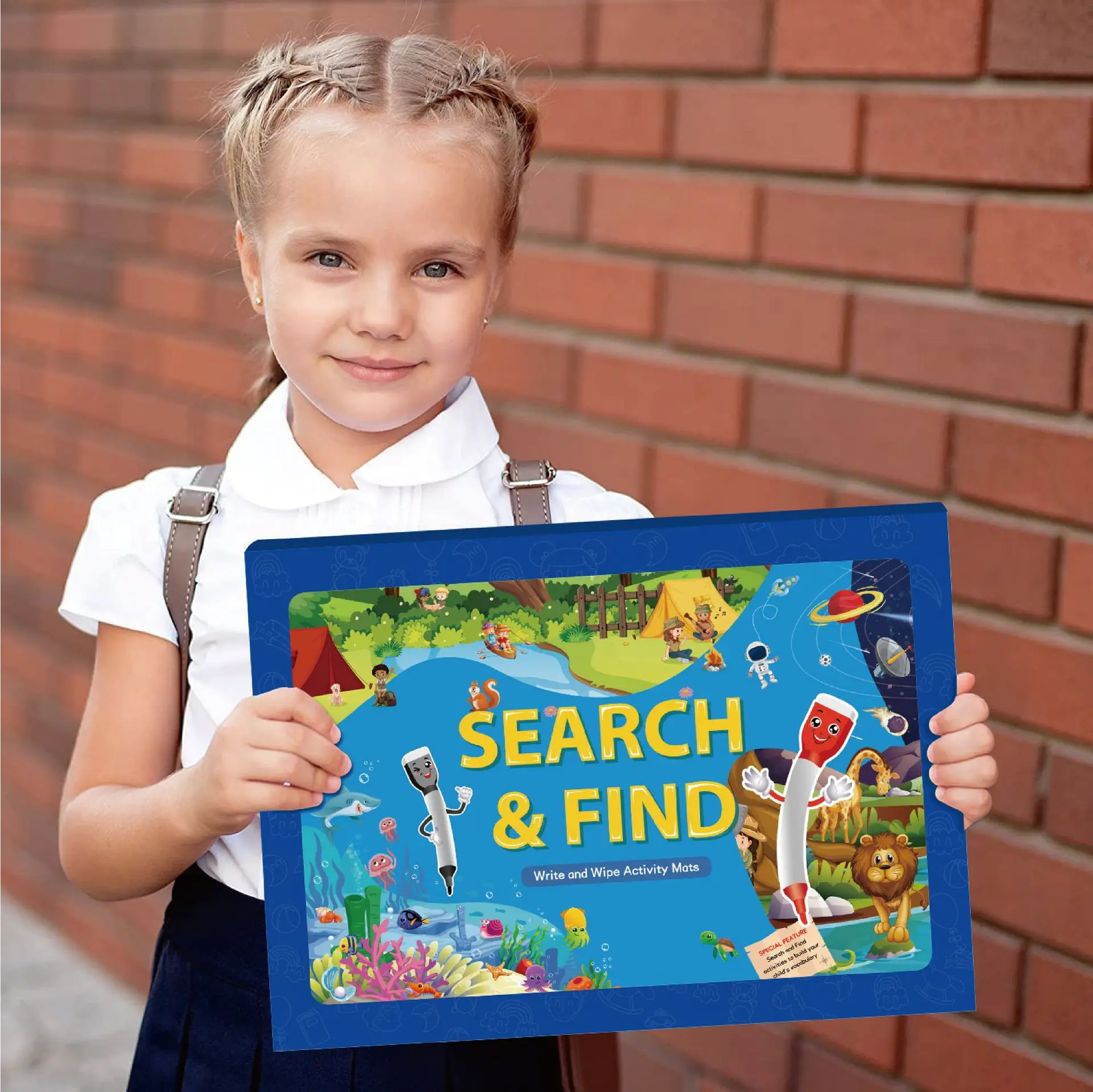 Montessori Search & Find Activ - Kids Educational Mat recension och pris