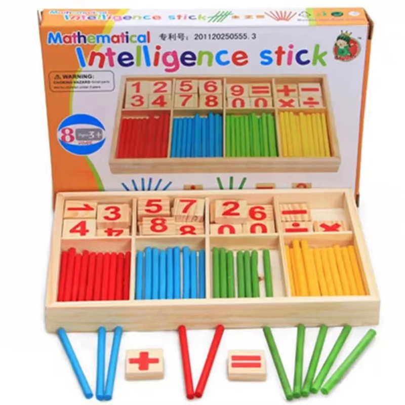 Wooden Counting Sticks Math To - Kids Education Number recension och pris