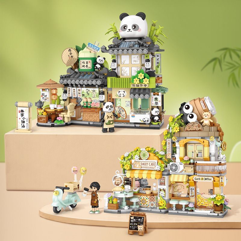 Panda Pet Zoo Coffee Shop Stor - Kids Education Store recension och pris