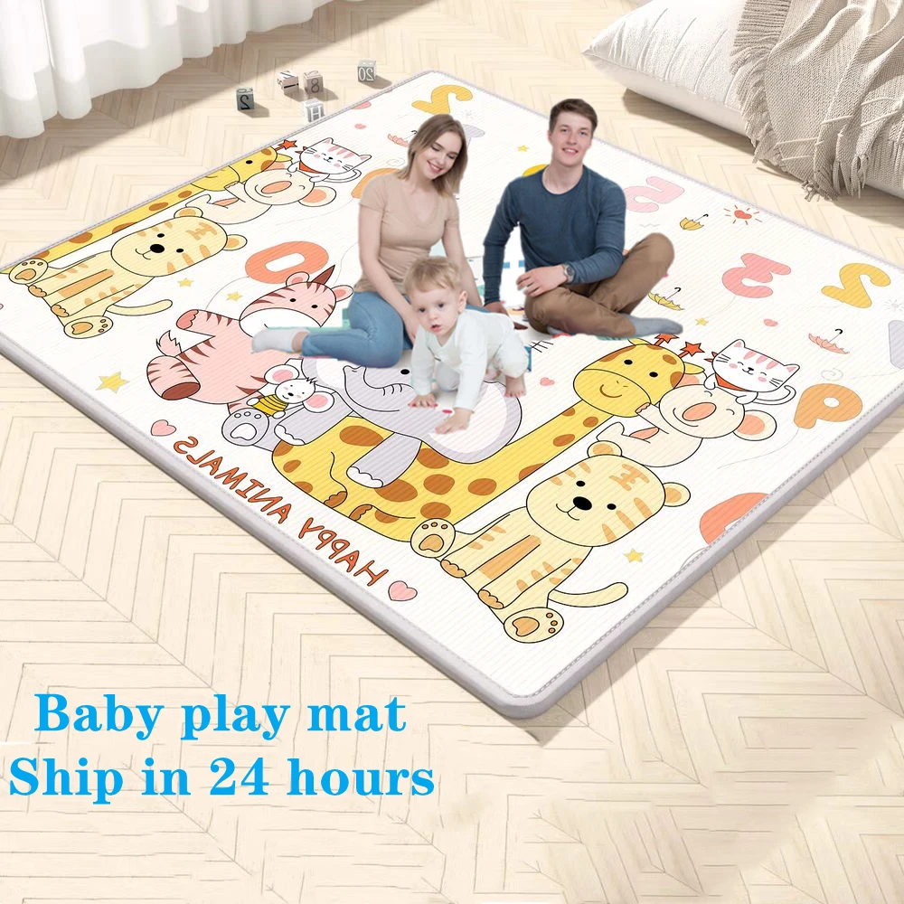Cartoon Baby Play Mat 5 sizes  - Kids Educational Mat recension och pris