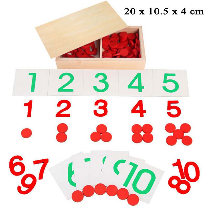 Counting Box Math Montessori T - Kids Education Number recension och pris