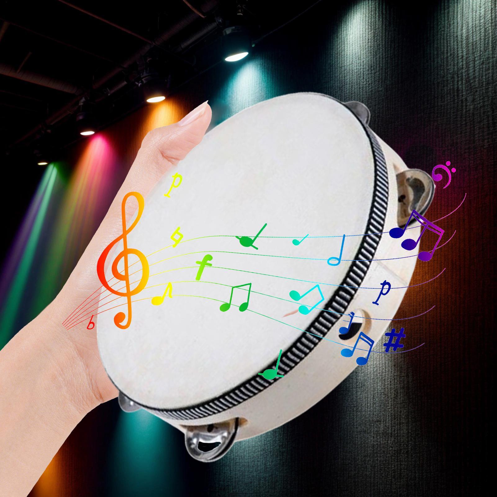 Tambourine For Kids 6 Inch Han - Kids Education And Recreation recension och pris