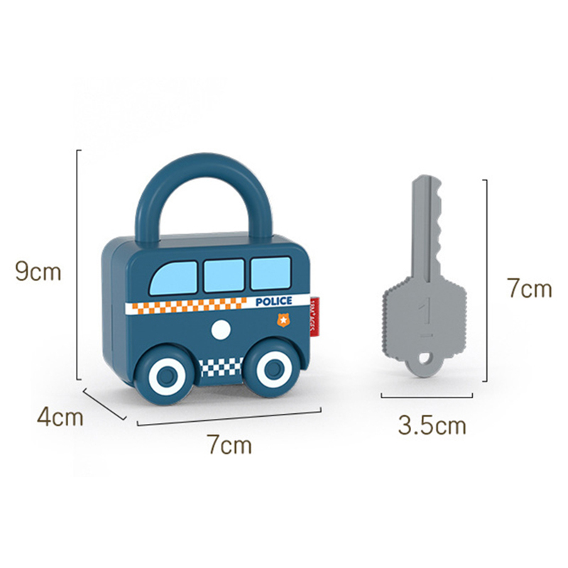Baby Learning Lock with Key Ca - Kids Education Number recension och pris