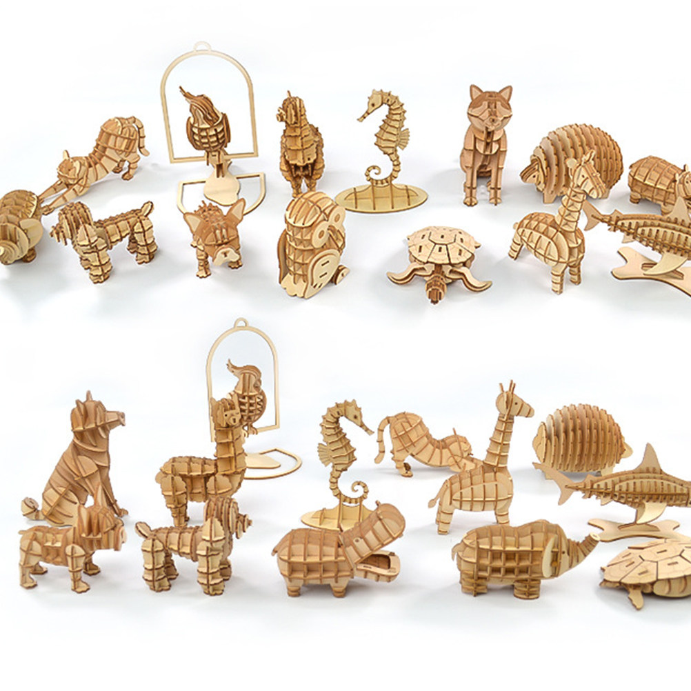 3D Kangaroo Shape Wooden Puzzl - Kangaroo Kids Education recension och pris