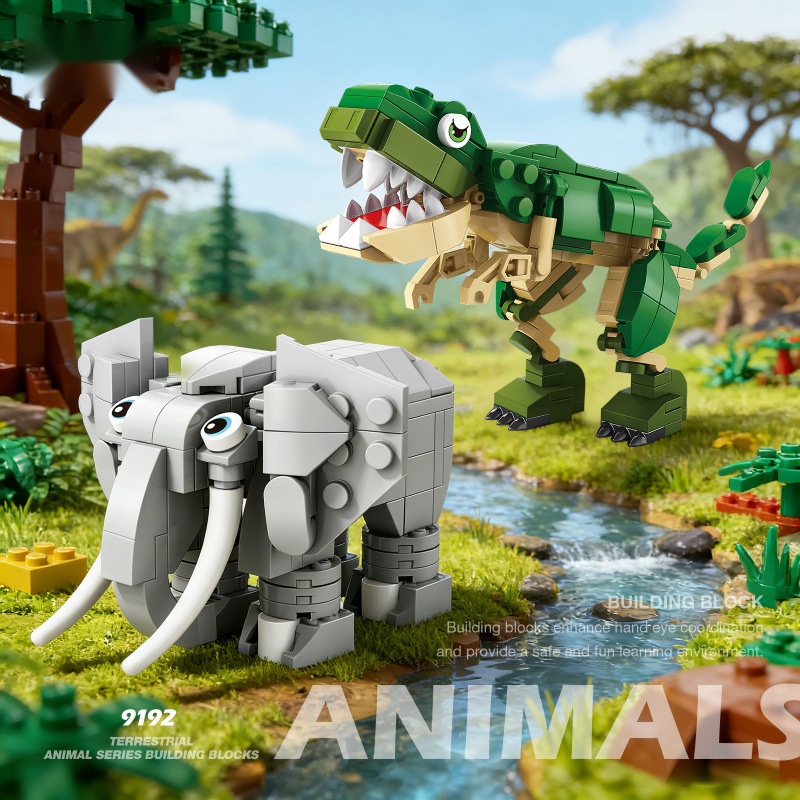 Animal Building Blocks Dinosau - Kangaroo Kids Education recension och pris